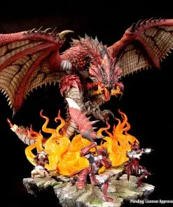 Kinetiquettes Studio - Monster Hunter Rathalos: The Fiery Bundle 1/10 Scale Diorama (Licensed)