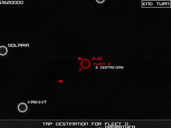 Distant Star: map view